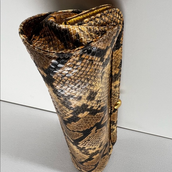 Brahmin Lucia Island Python print leather clutch/Purse. - Picture 11 of 12